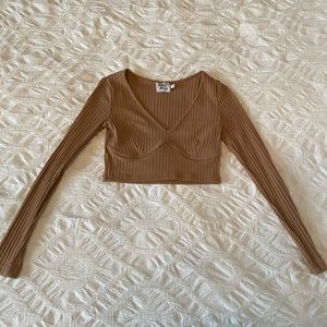 Princess Polly ribbed crop top